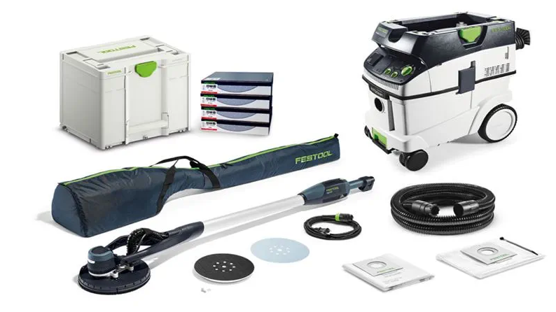 KIT Sableuse autoportée à rallonges Festool LHS-E 225 EQ PLANEX