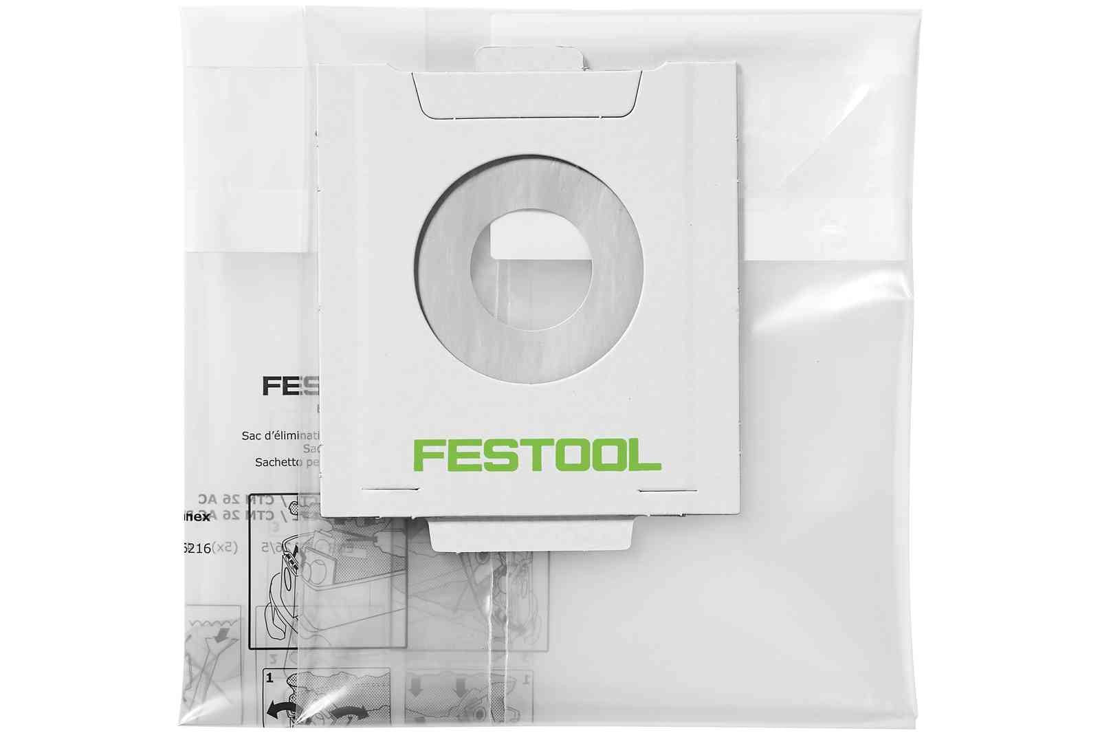 Sac d'élimination des déchets Festool ENS-CT 36 AC/5