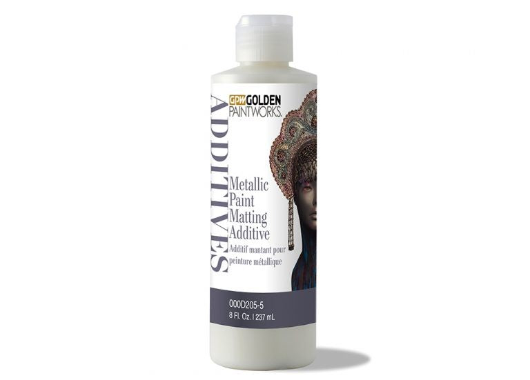 Agent de matage pour peinture metallique
