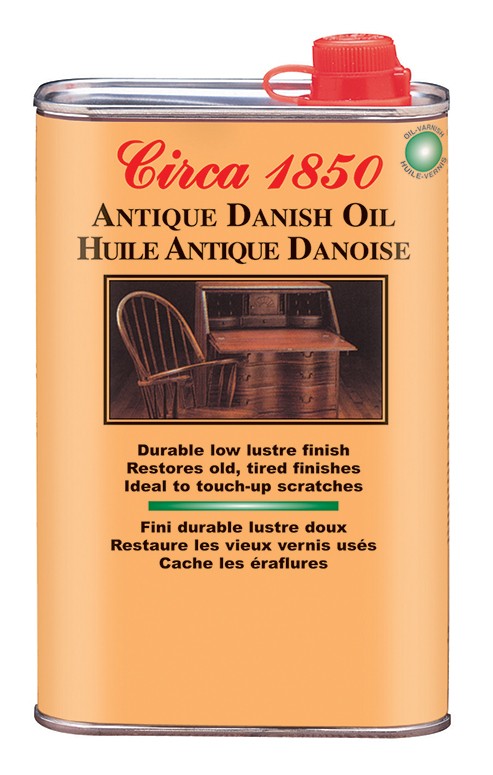 Huile antique danoise - Circa 1850 -