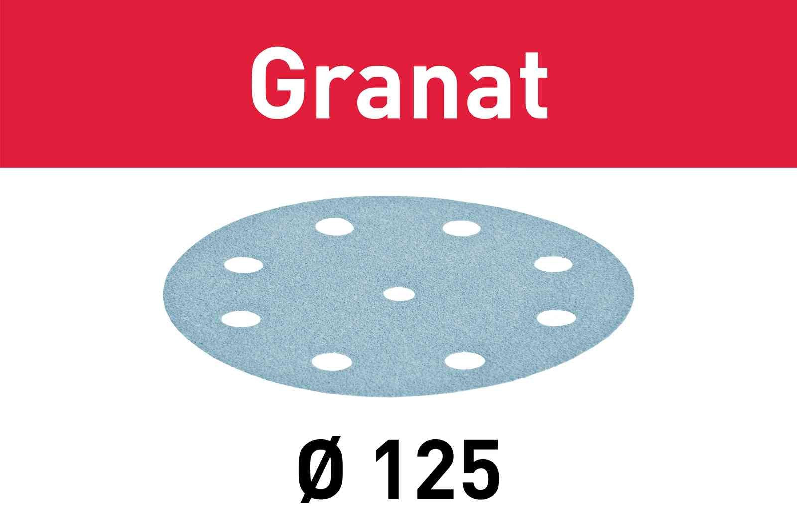 Abrasifs Festool D125/8  Granat